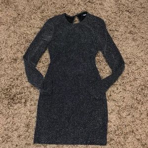 black sparkly party dress